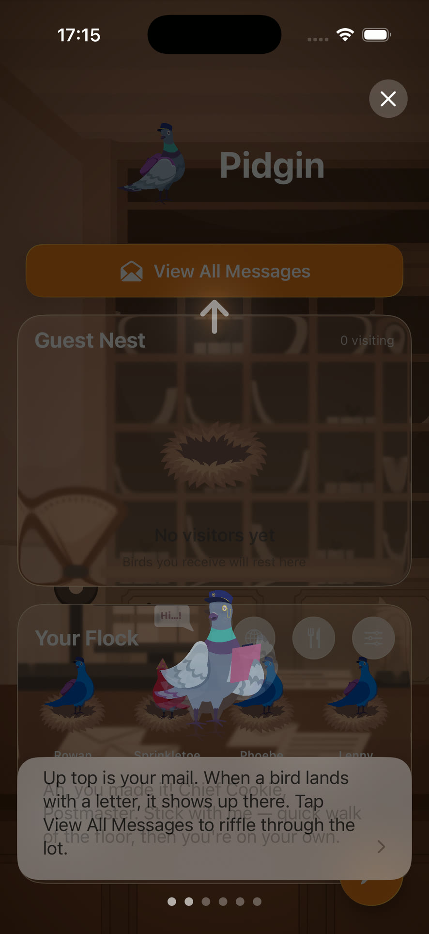 Chief Cookie the postmaster walks you through the app